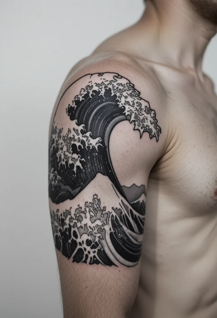 Great Wave–Inspired Design