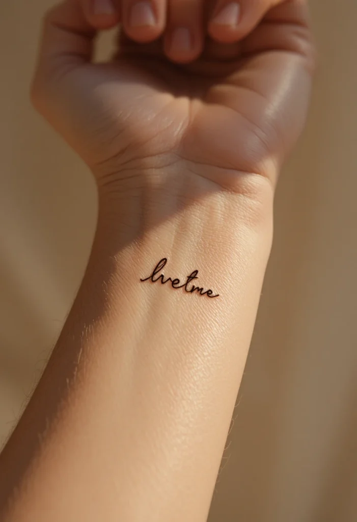 Initials or a Loved One's Name
