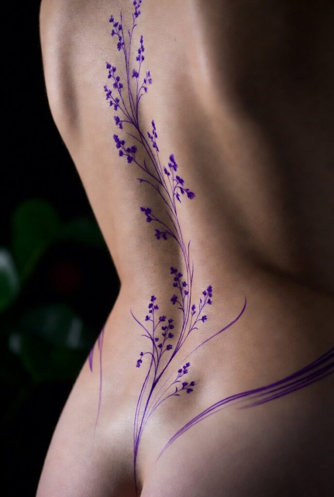 Lavender Behind the Ear