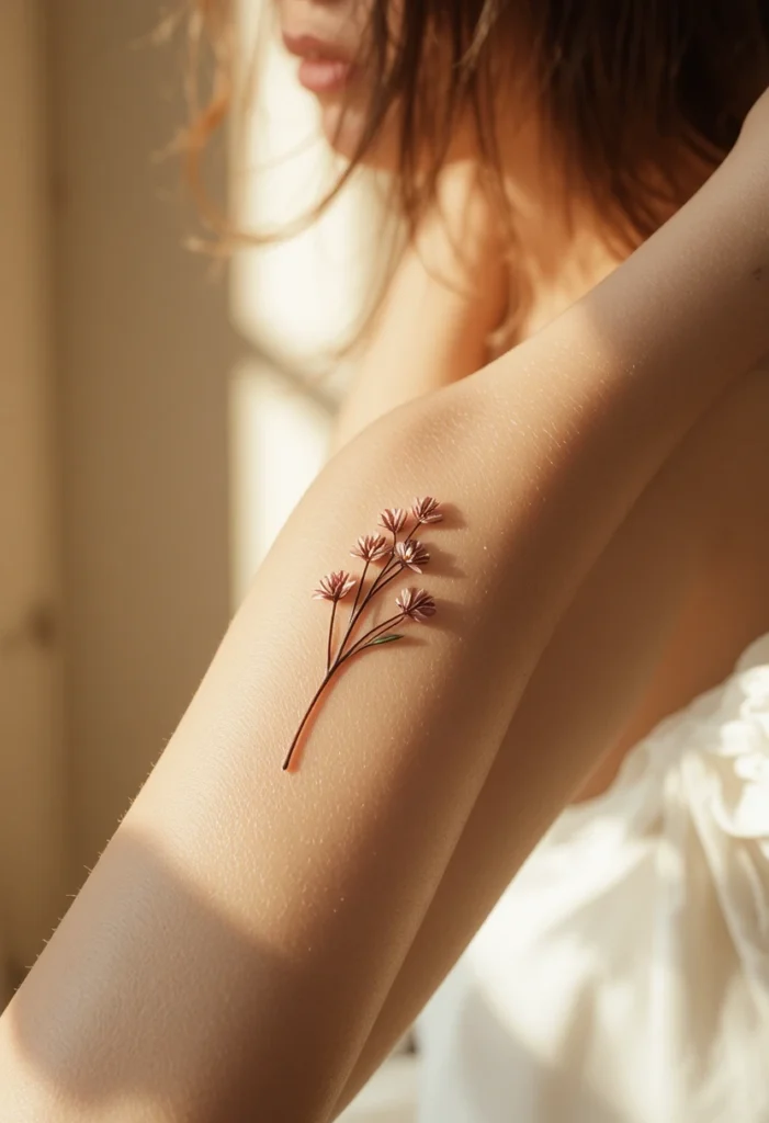 19 meaningful and feminine tattoo ideas for women in 2025, featuring fine-line florals, celestial designs, and trend-forward symbolic tattoos
