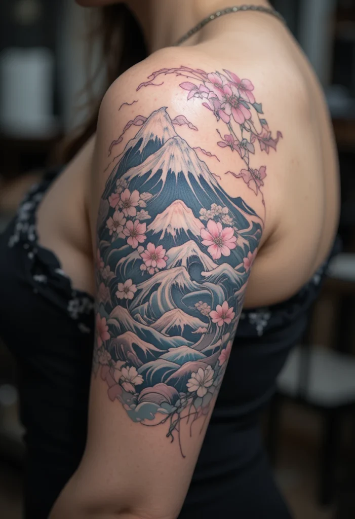 Japanese-Style Mountain (Fuji-Inspired)