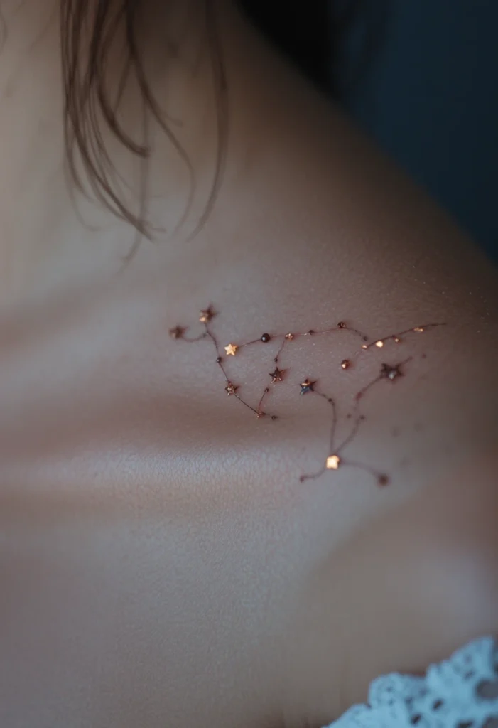 Delicate Constellation or Star Cluster