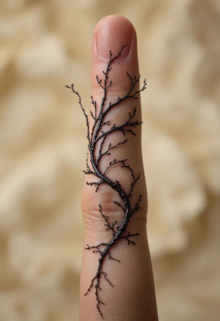 The Single Fine-Line Rose