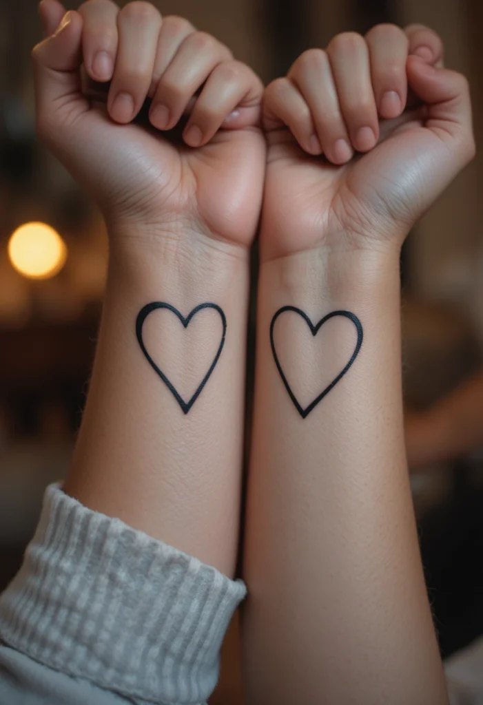 Split Heart Halves