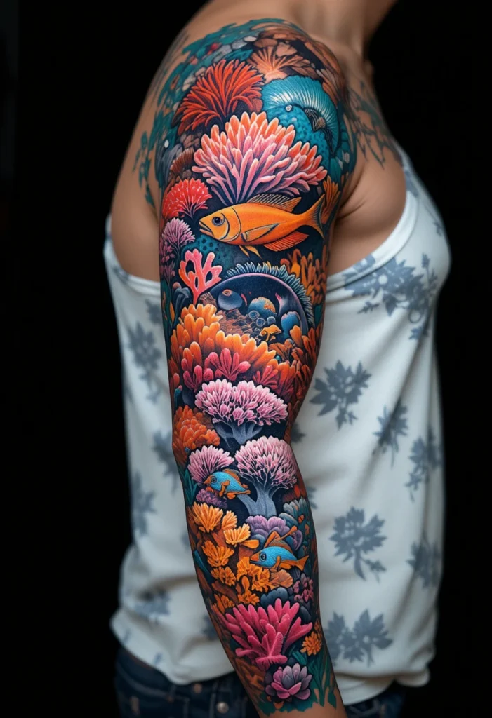 Coral Reef Sleeve