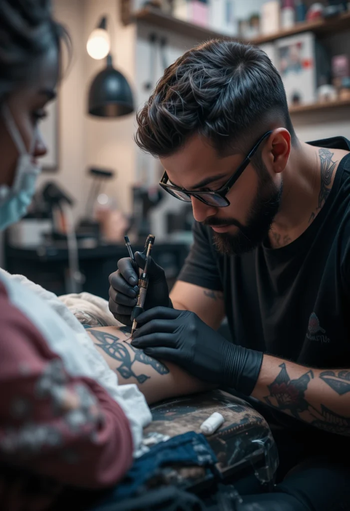 Close-up of a well-maintained tattoo with vibrant ink, illustrating prevention tips like sunscreen, moisturizing, and proper aftercare to keep tattoos looking fresh."