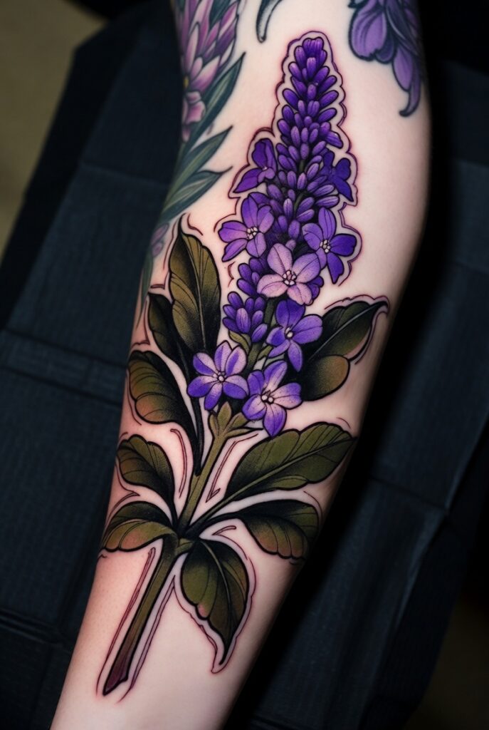 Lavender and Butterfly