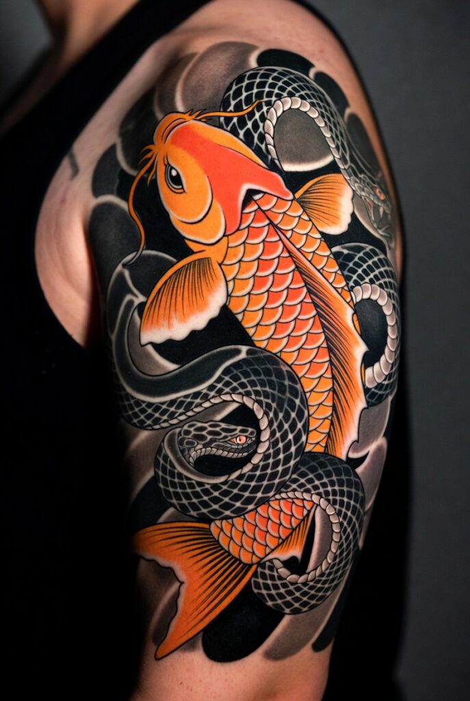 7. Snake Coiled Around a Katana