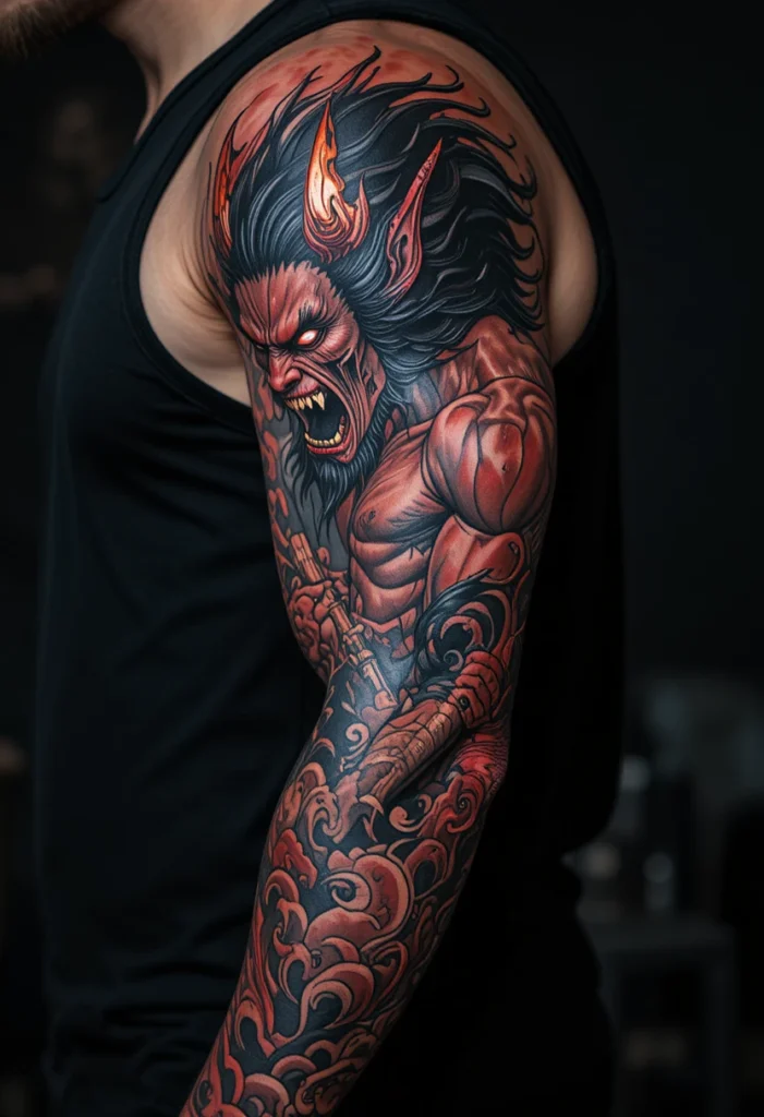 Hannya Mask Centerpiece