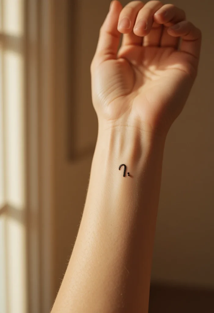 Semicolon Tattoo