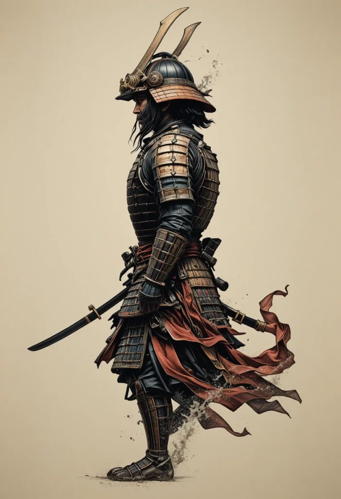 Samurai Warrior Back Piece