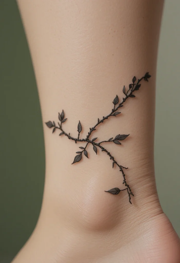 A Single Vine or Botanical Line