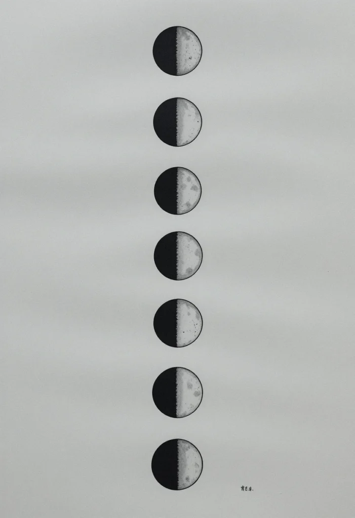 Moon Phases Ascending the Back