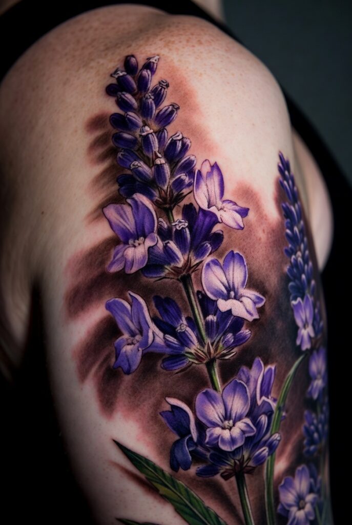 Lavender With Script or a Quote