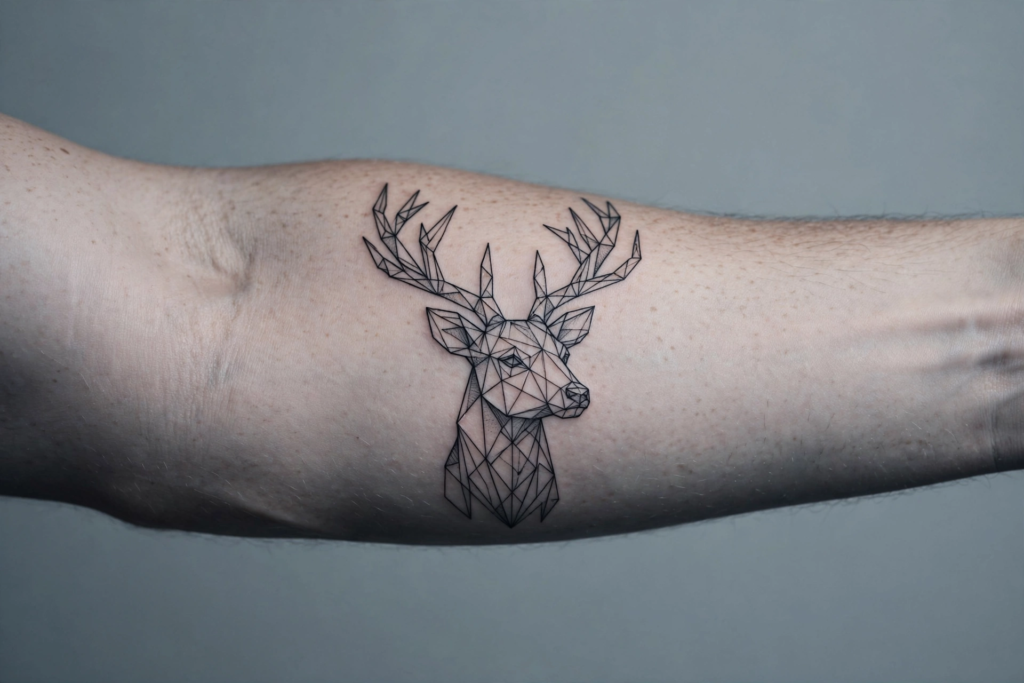 2. Doe Tattoo
Deer Tattoo