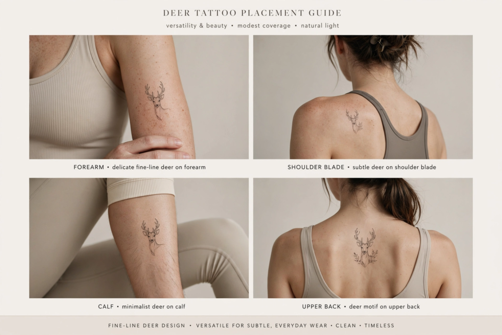 Best Placements for Deer Tattoos
