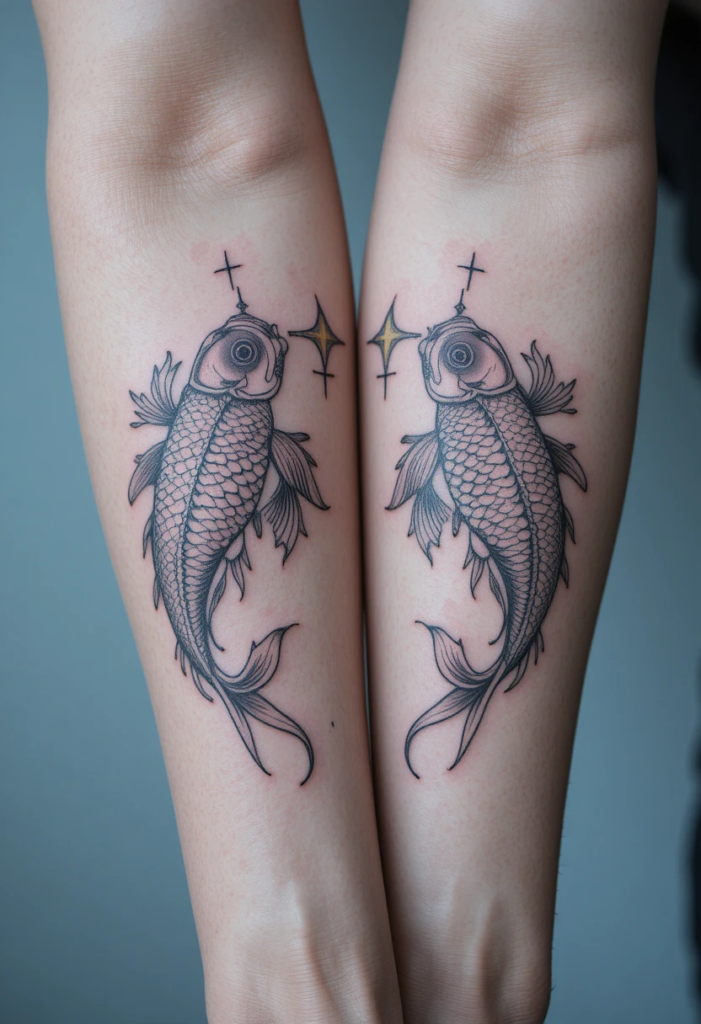 12. Koi Fish Swimming Together