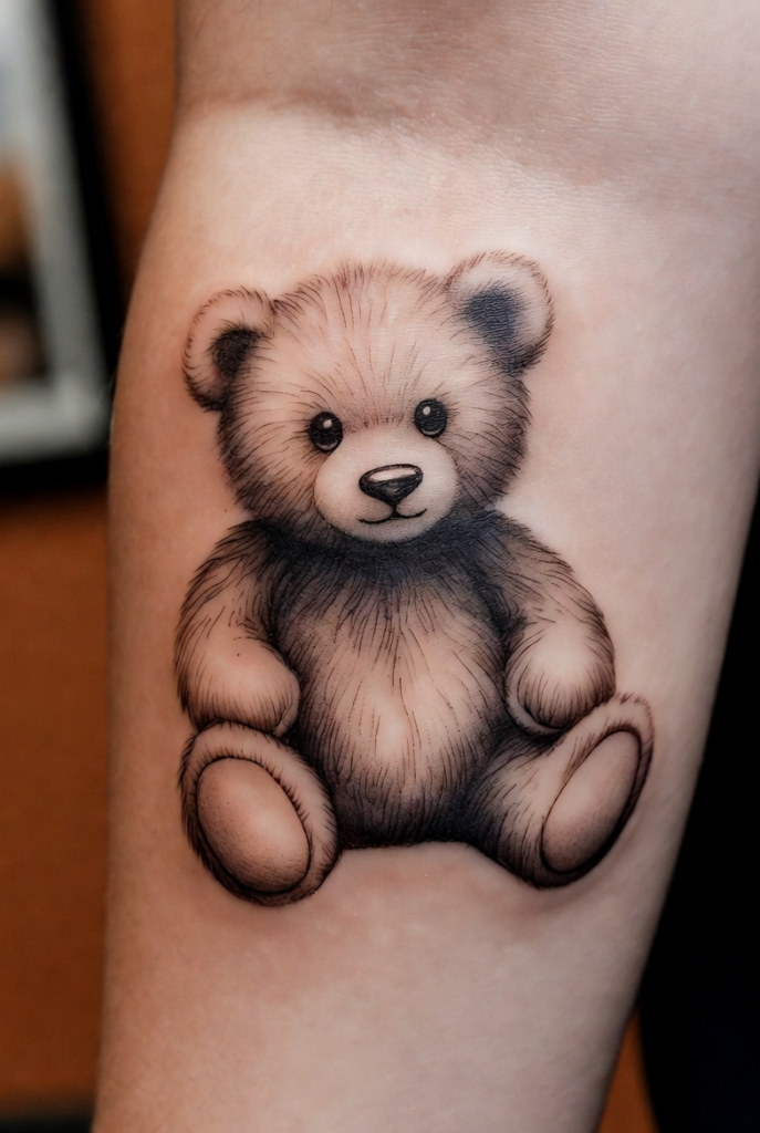 9. Teddy Bear Tattoo