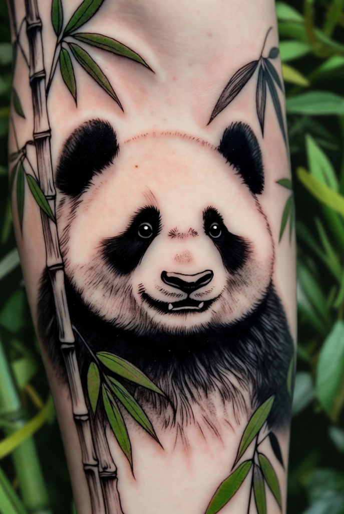 14. Panda Bear Tattoo