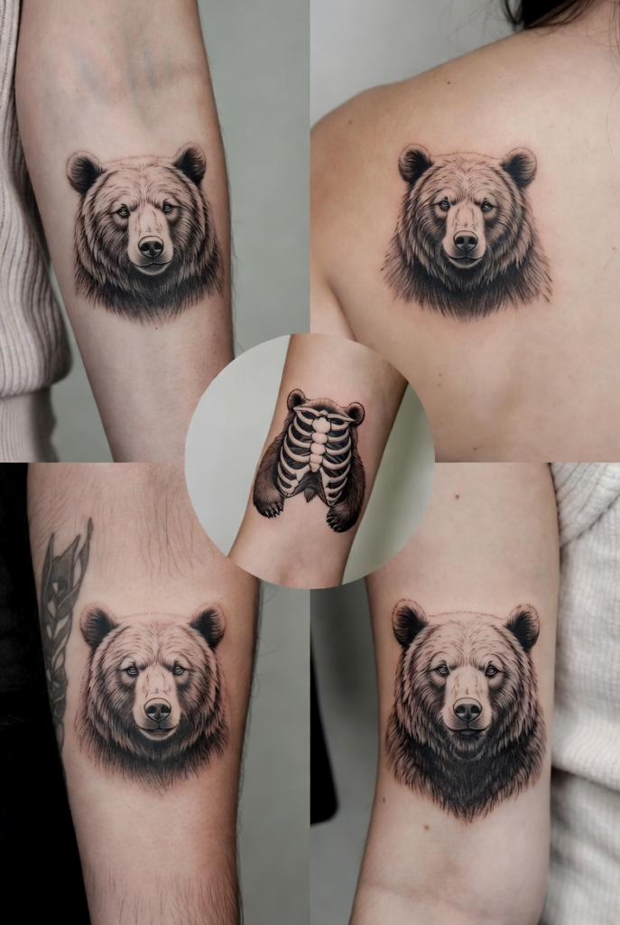 Best Placements for Bear Tattoos