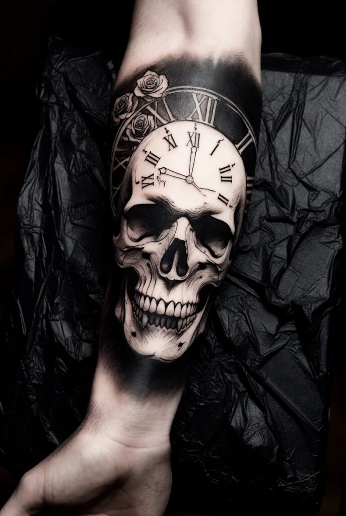 Skull with Symbolic Details