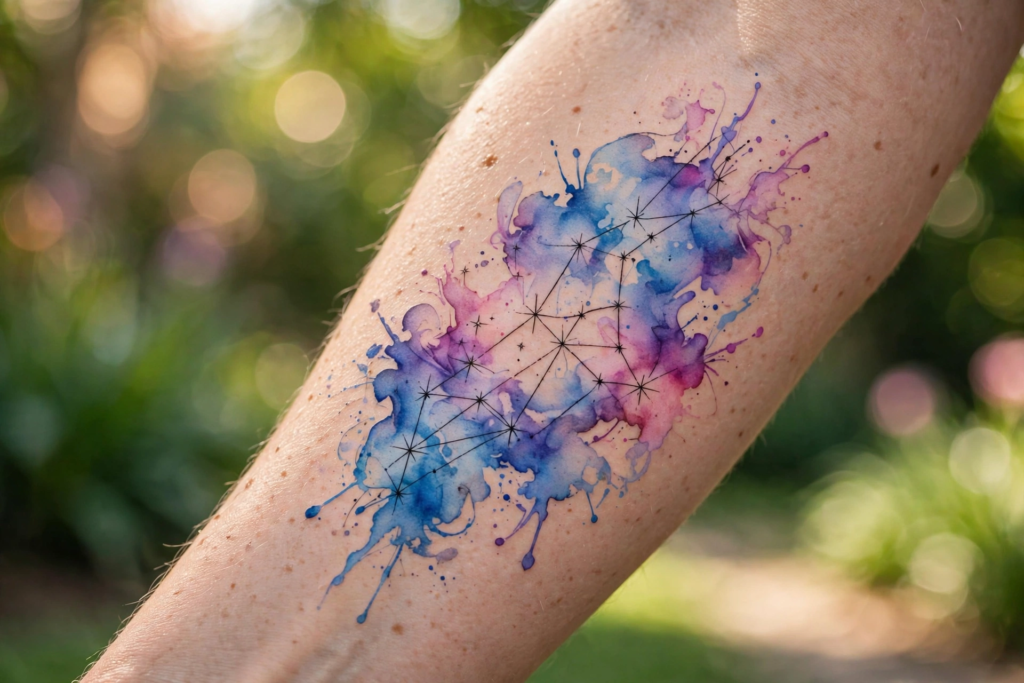 9. Constellation Wrapped Around a Moon Phase