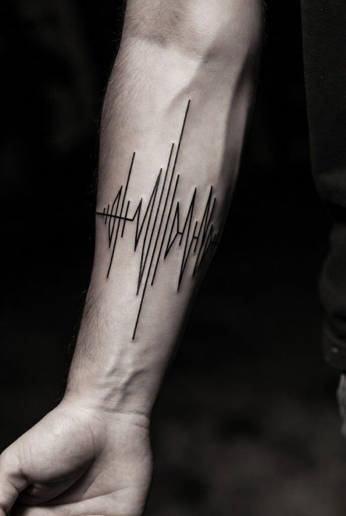 Sound Wave Tattoo
