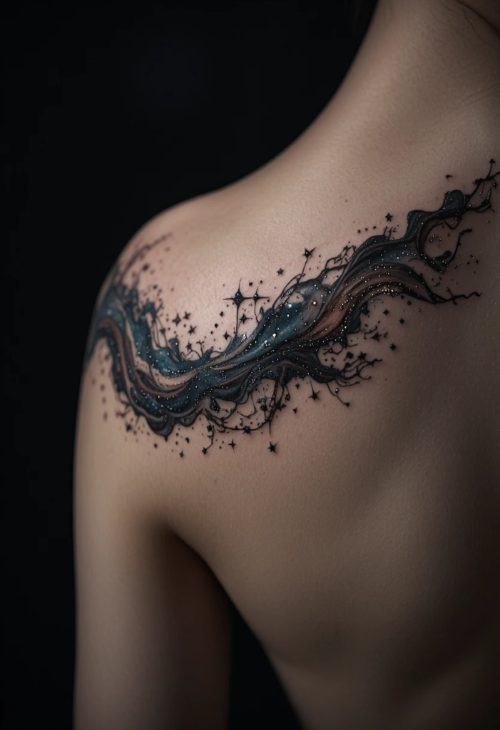 3. Saturn With Its Rings
Space Tattoo