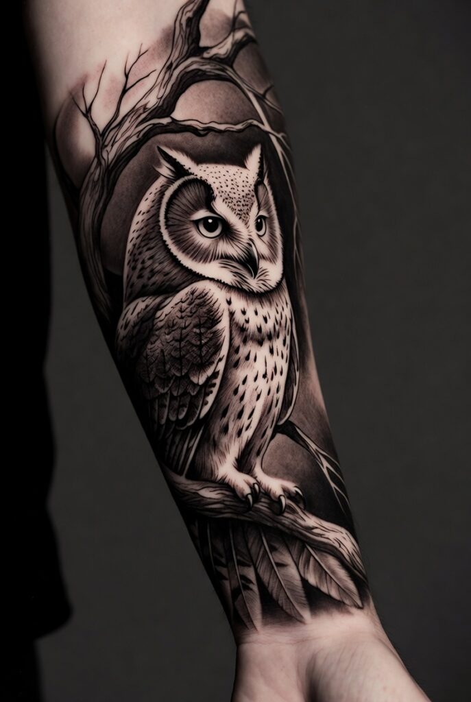 Wolf in the Woods Sleeve