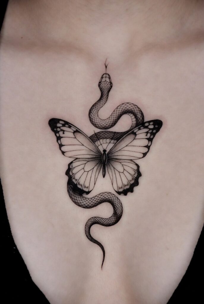 Caduceus-Inspired Snake (For Healers)