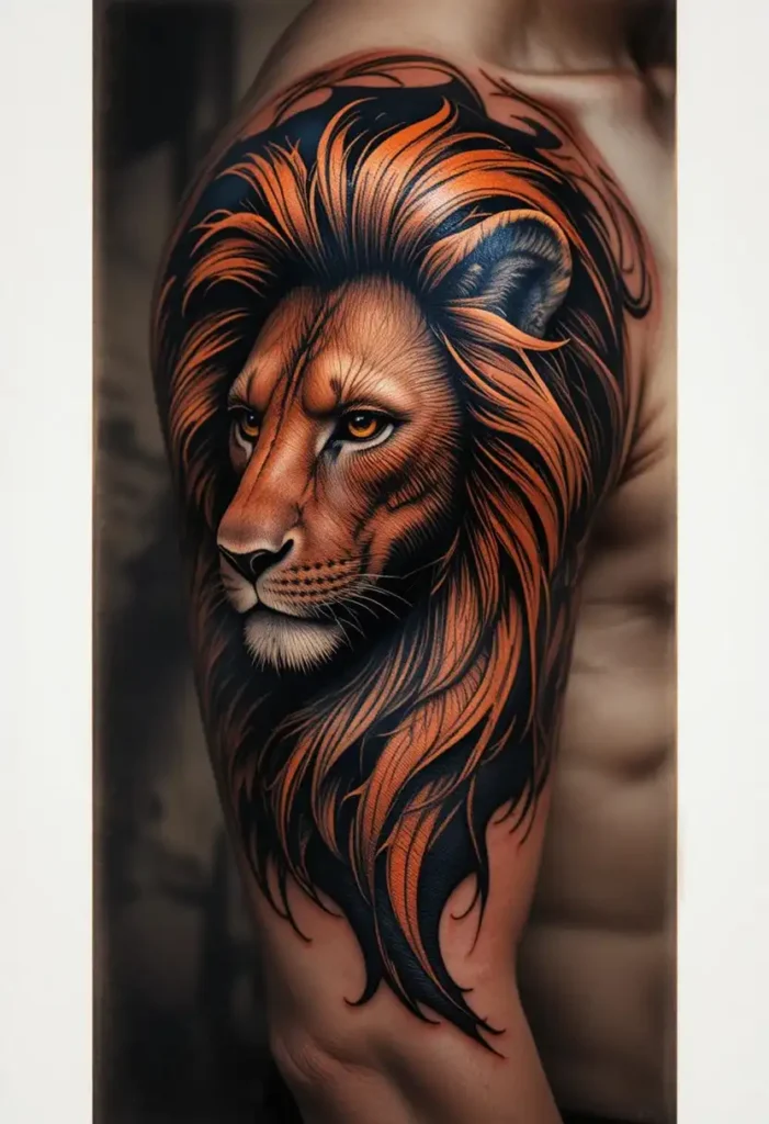 Lion Head Portrait