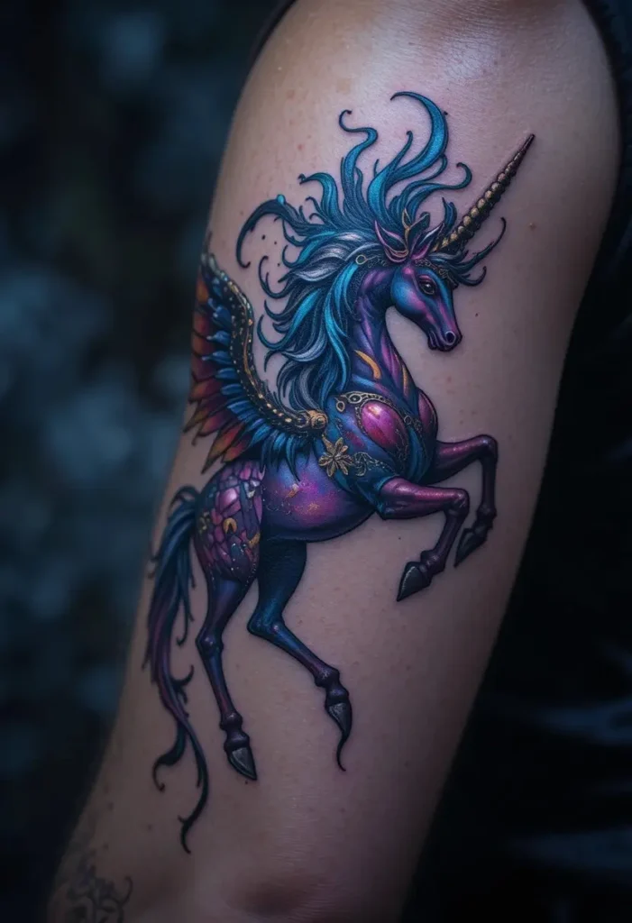 Winged Unicorn or Fantasy Creature
