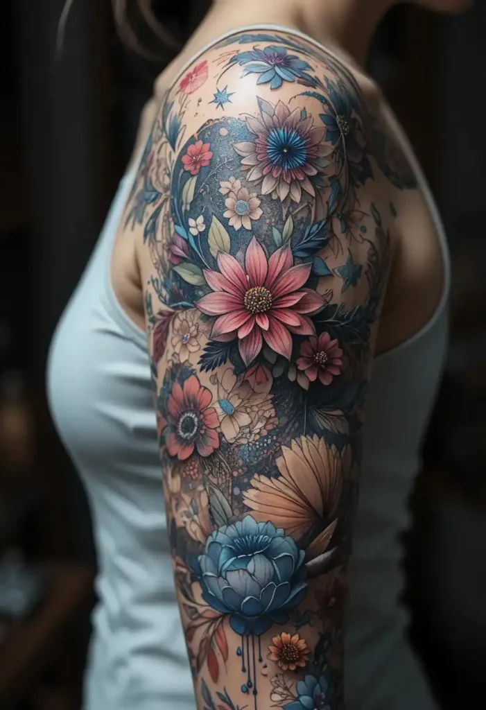 Mixed-Element Storytelling Sleeve