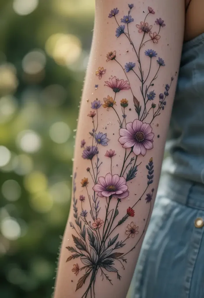 Wildflower Meadow Sleeve